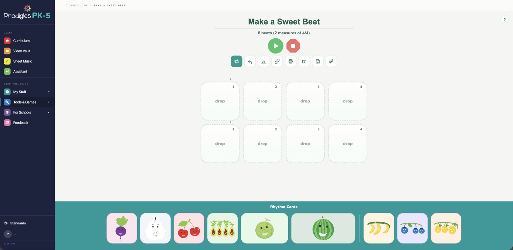 Make a Sweet Beat. Rhythm and beat-making your class will ask for by name.